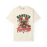 Santa’s Favorite French Bulldog Christmas T-Shirt