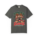 Santa’s Favorite French Bulldog Christmas T-Shirt