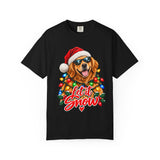 Let It Snow Christmas Golden Retriever T-Shirt