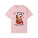 All You Need Is Love Christmas Reindeer Dog T-Shirt