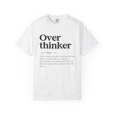 Overthinker Graphic T-Shirt – Funny Mental Health Quote Tee