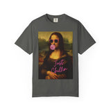 Mona Lisa Bubblegum T-Shirt — "Just Chillin'" Retro Art Tee