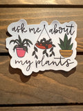 50 Plant stickers fun stickers