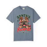 Santa’s Favorite French Bulldog Christmas T-Shirt