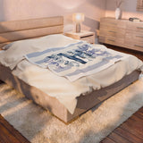 Custom Name Bookish Blanket, Cozy Reading Blanket for BOOK LOVERS, Gift for Reader