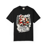 Christmas Is Better in the Mountains Cool Santa T-Shirt