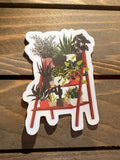 50 Plant stickers fun stickers