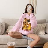 El Beso Framed Art Crewneck Sweatshirt- Art