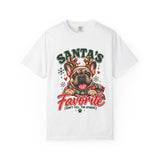 Santa’s Favorite French Bulldog Christmas T-Shirt