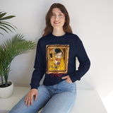 El Beso Framed Art Crewneck Sweatshirt- Art