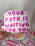 Positive sticker waterproof 50