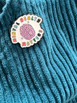 Mental Health Matters Enamel Pin, Decor Brooch