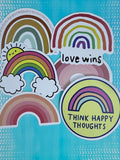 Rainbow Stickers E