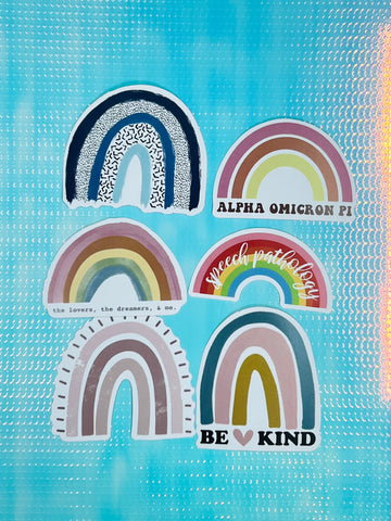 Rainbow Stickers F