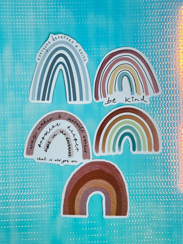 Rainbow Stickers H