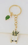 KEYCHAIN CRAZY PLANT LADY Chain Plant Lover